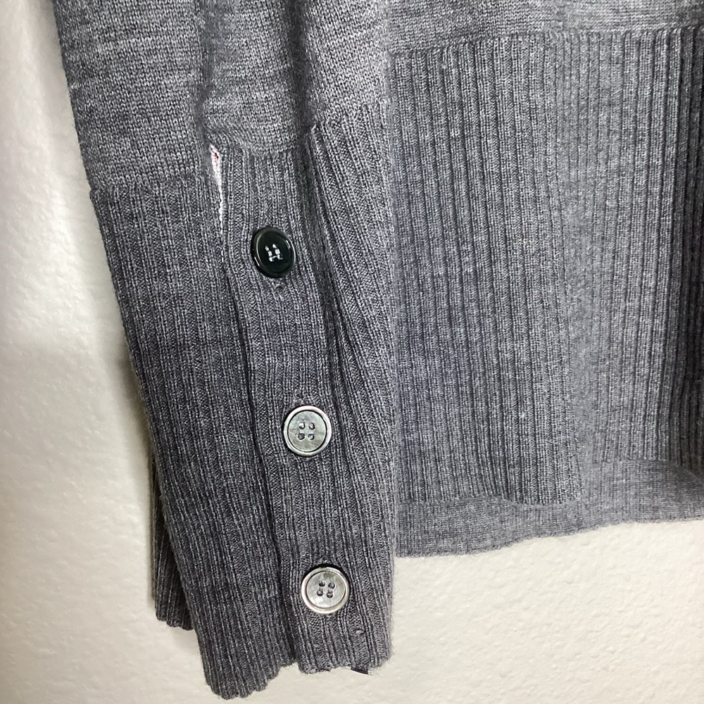Grey Pullover Cotton Sweater Portugal L - Picture 4 of 6